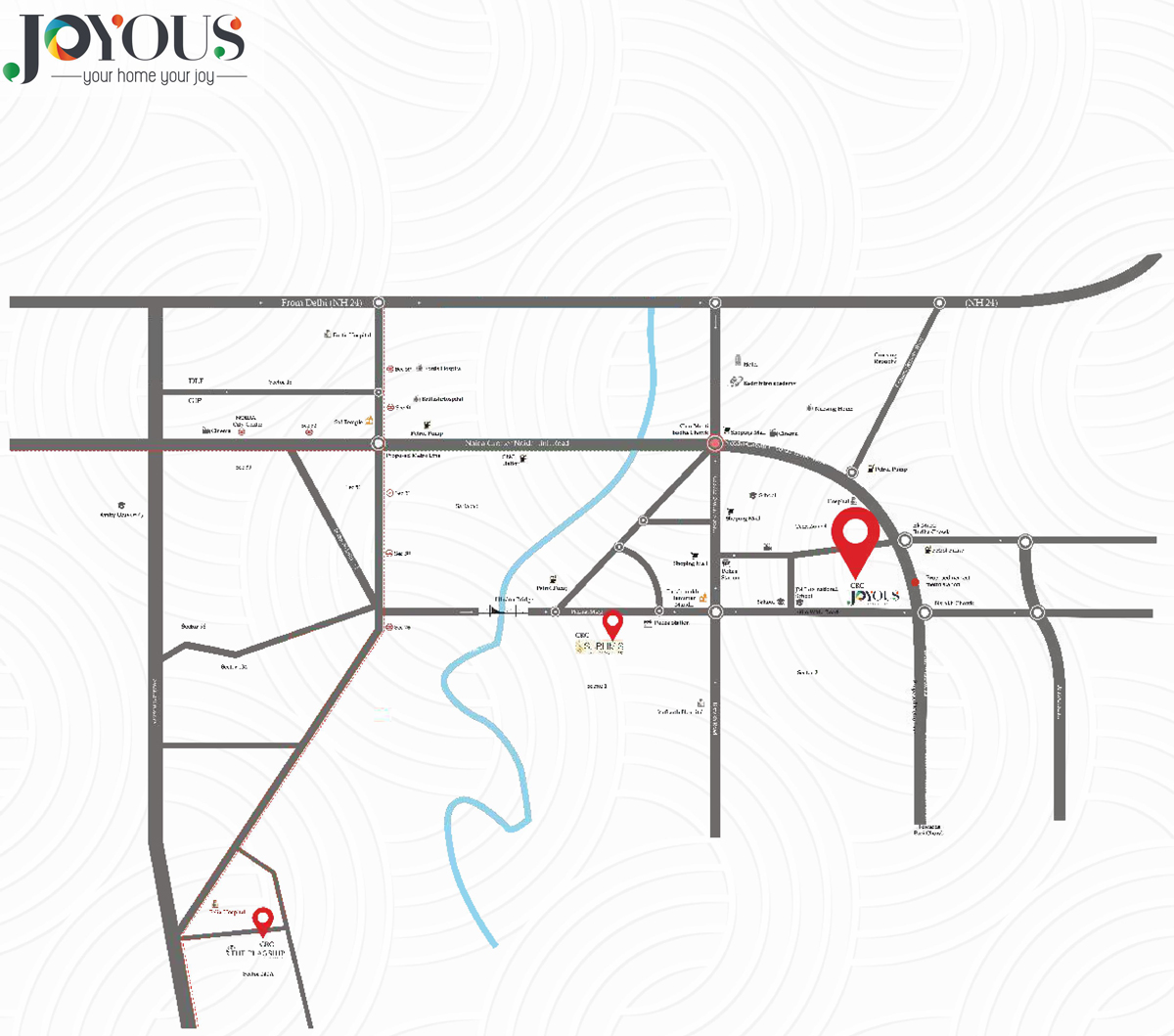 CRC Joyous Location Map