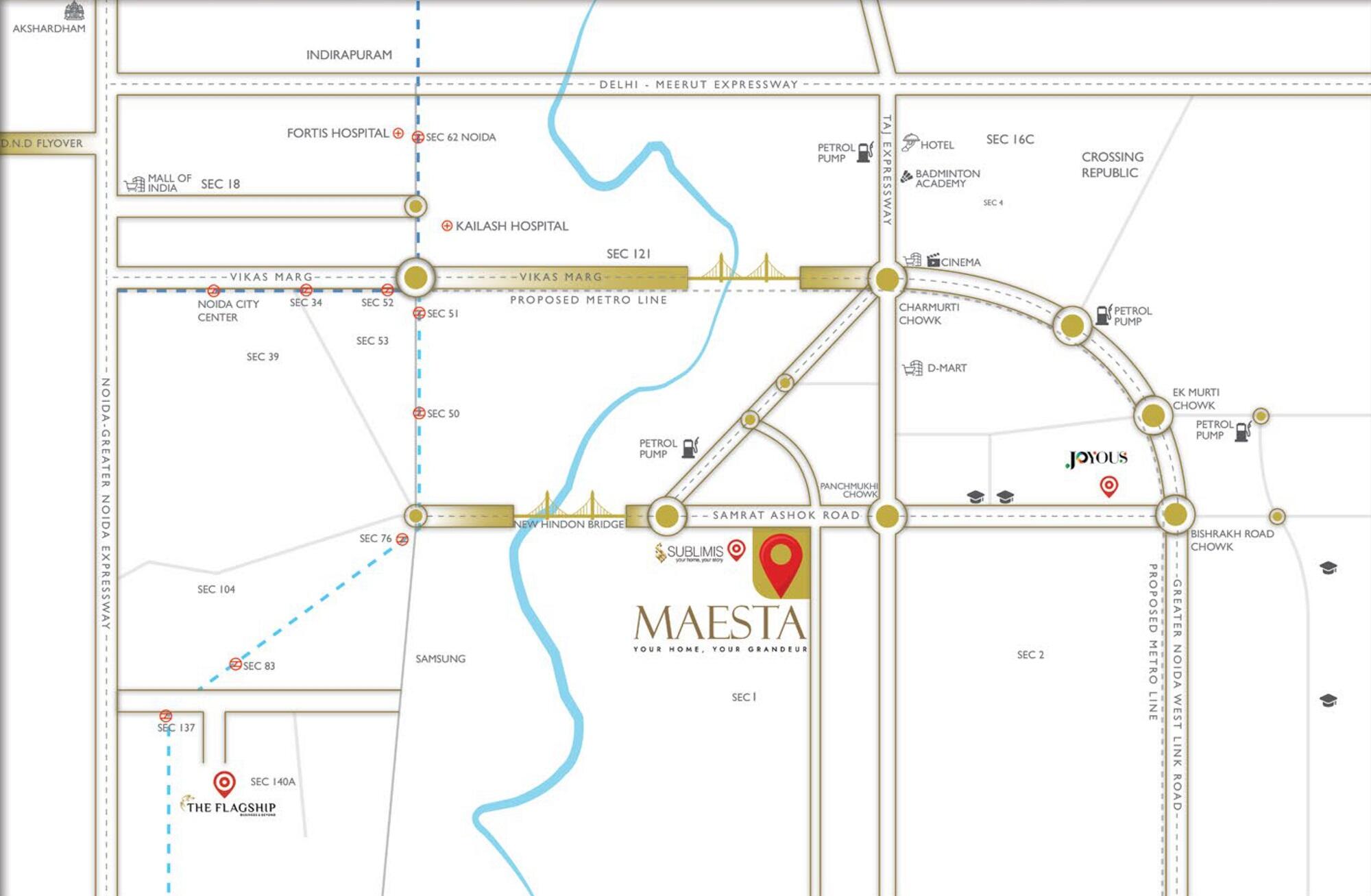 CRC Maesta Location Map